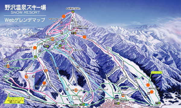 气势磅礴的雪场、密集温暖的温泉,野泽温泉滑雪场将二者完美地结合起来。
