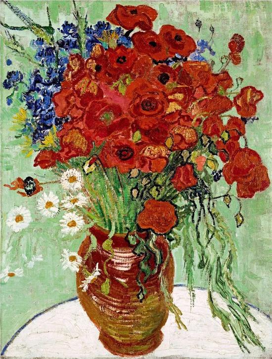 曾巩《局事帖》,以及梵高生前创作的最后一幅作品《雏菊与罂粟花》