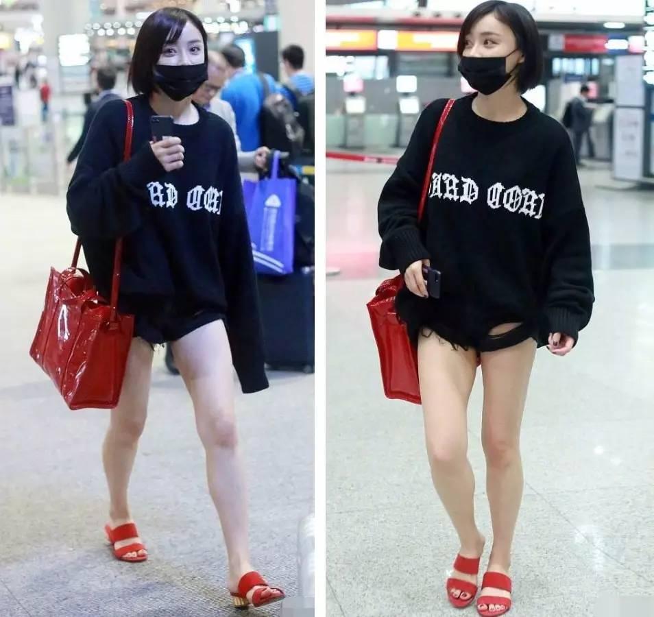 惊到了原来这些女明星的腿比你还粗