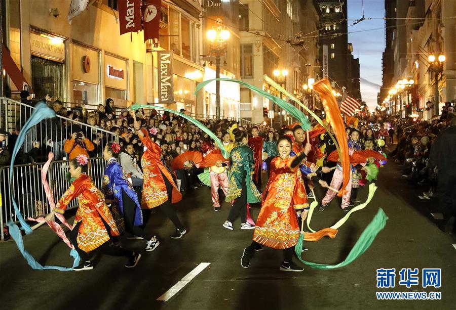 旧金山中国农历新年花车大巡游