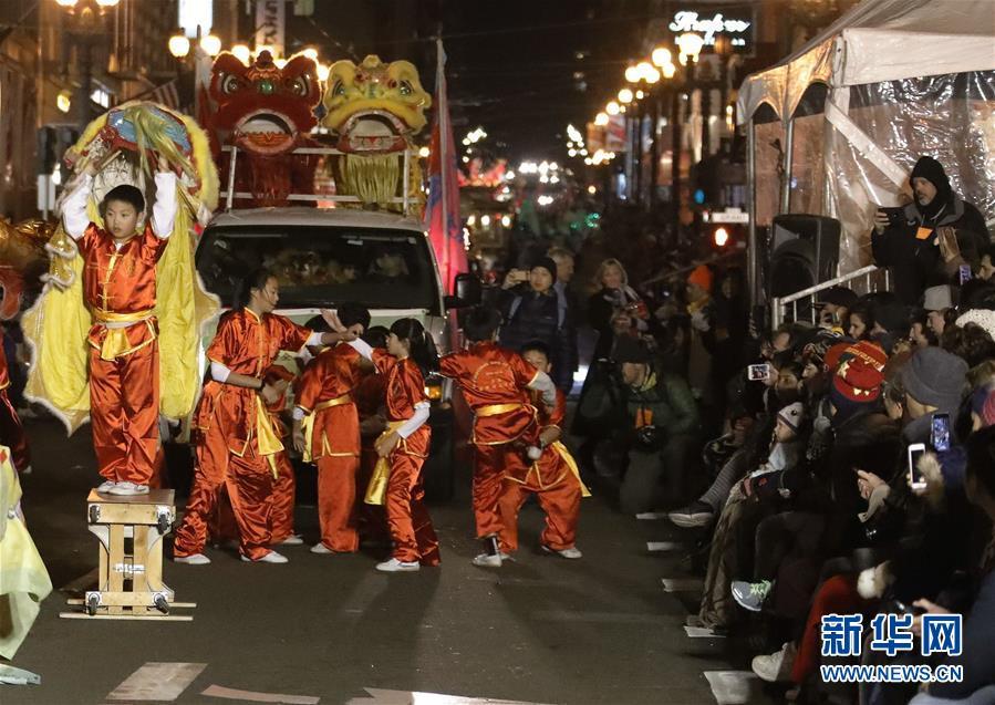 旧金山中国农历新年花车大巡游