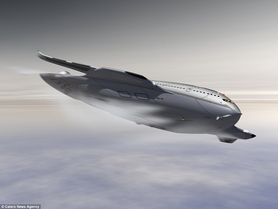 16 核动力超音速飞机概念出炉 时速快 零碳排放