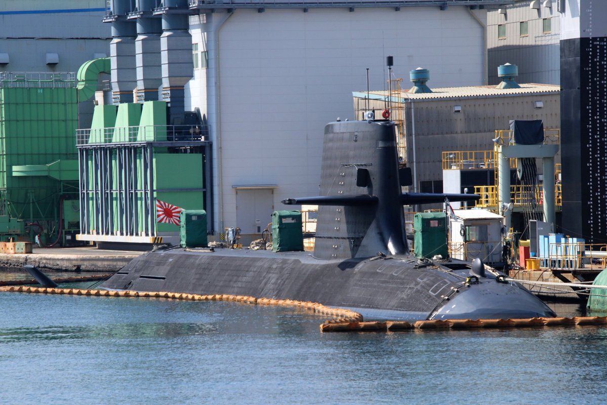20 不知不觉日本已经服役第9艘苍龙级潜艇