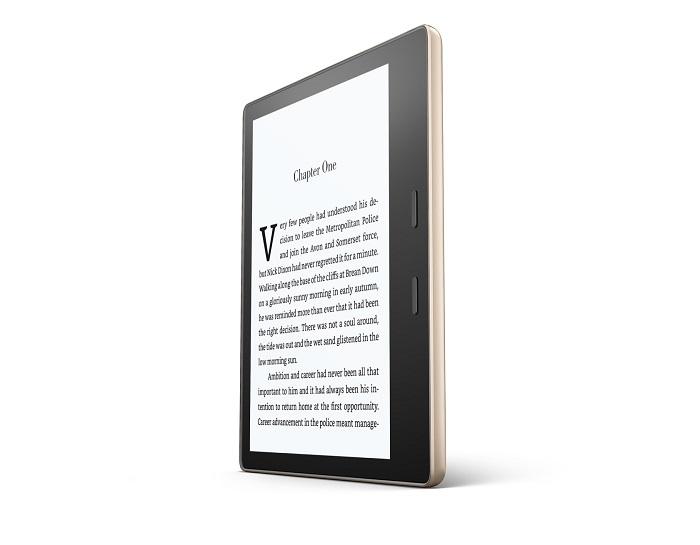 亚马逊推出香槟金版Kindle Oasis电子书阅读器