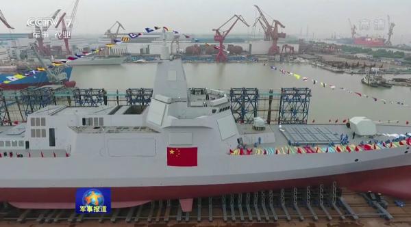 简氏 中国第六艘055大型驱逐舰开工建造
