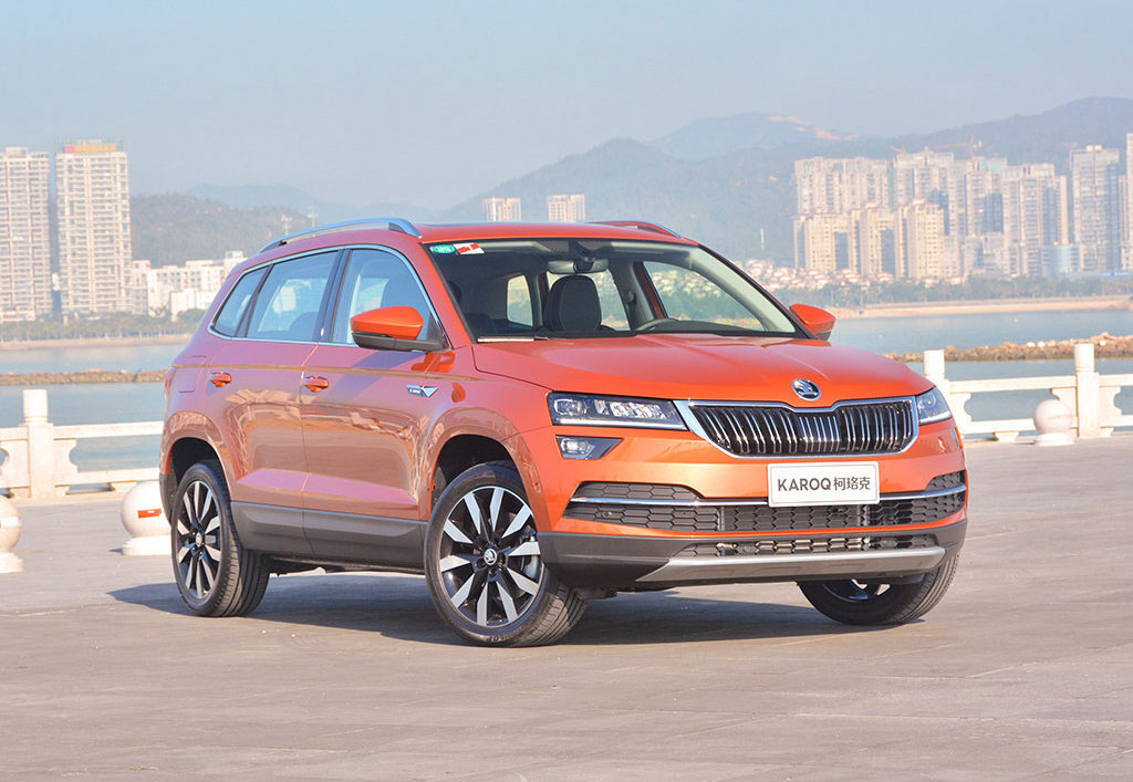 最新的斯柯达suv家族式风格源自柯迪亚克,具体在柯珞克身上运用时