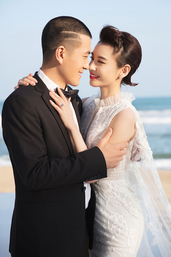 黄圣依杨子结婚照图片