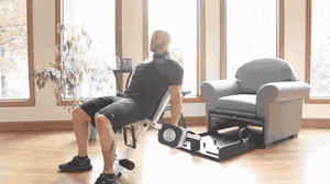 还有动感单车款，论在家如何不占位置地拥有健身器材，非这把沙发莫属呀！