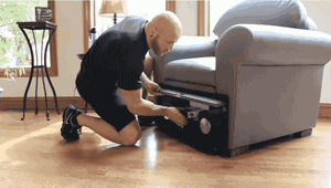 要是两张沙发都能拥有就更好了，情侣一起在家锻炼，再也不用去健身房了~