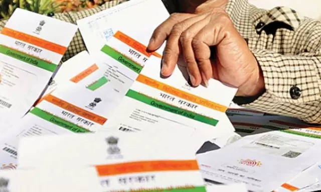 录入Aadhaar后获得的身份证卡片 图/thinaboomi