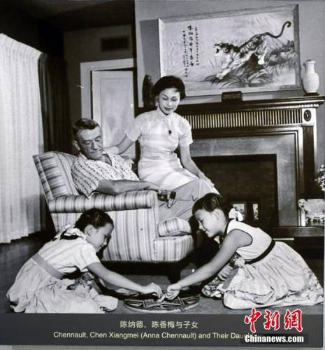 港媒:揭密陈香梅与中美共同抗日史