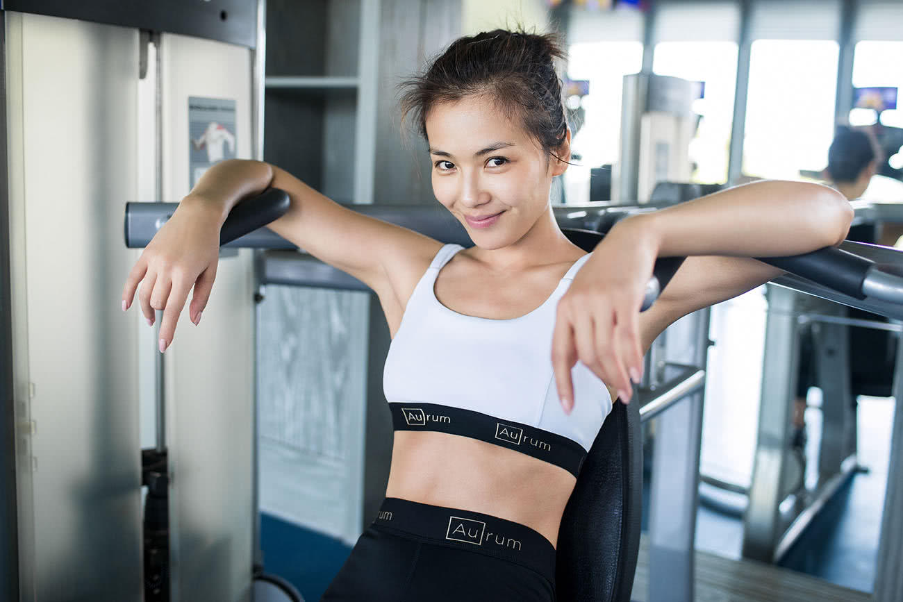 刘涛健身宣传大使 运动健身写真活力四射