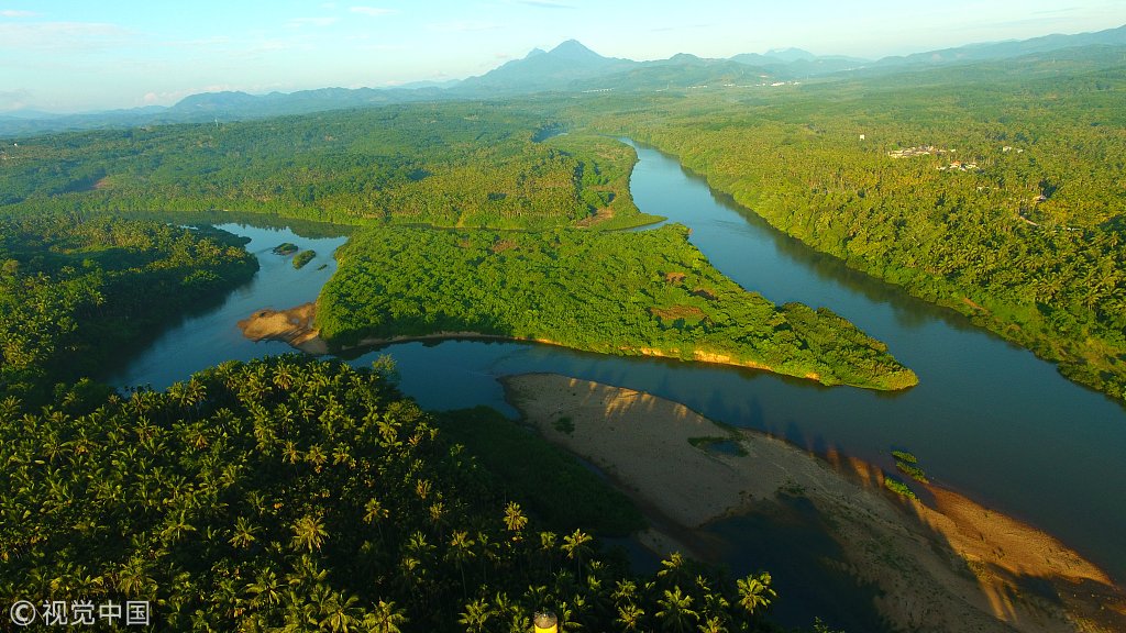 海南琼海:初夏万泉河风光如画