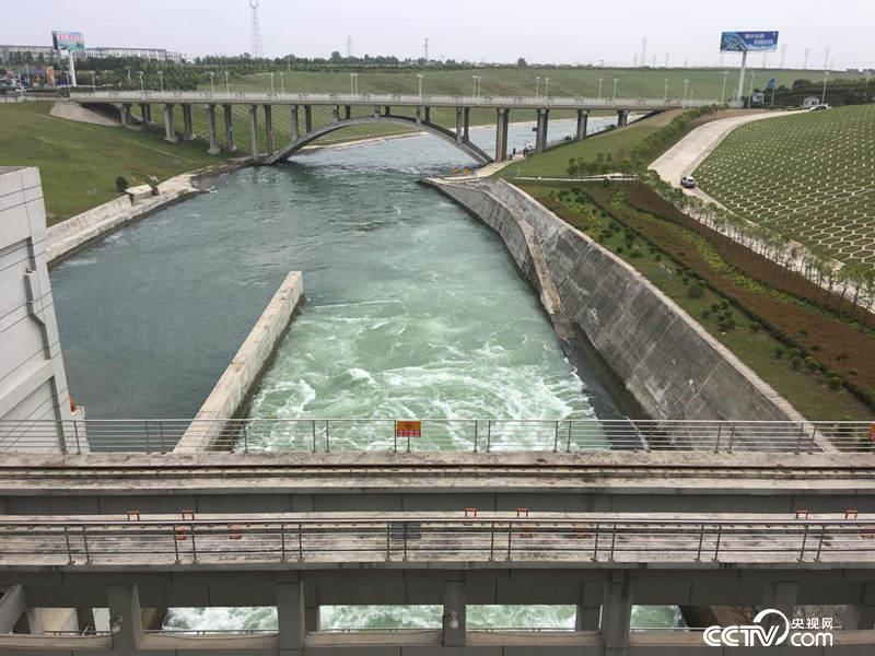 陶岔枢纽工程（摄\记者徐辉）