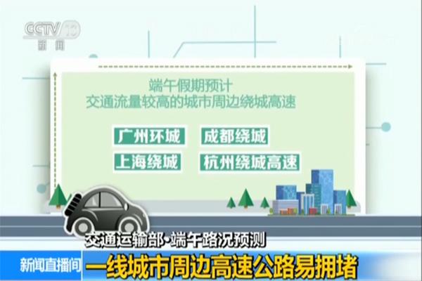 ​预计交通流量较高的城市周边绕城高速包括：广州环城，成都绕城，上海绕城及杭州绕城高速等。