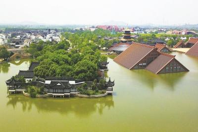 广富林文化遗址——“漂浮在水上”的博物馆。本报记者赵立荣摄