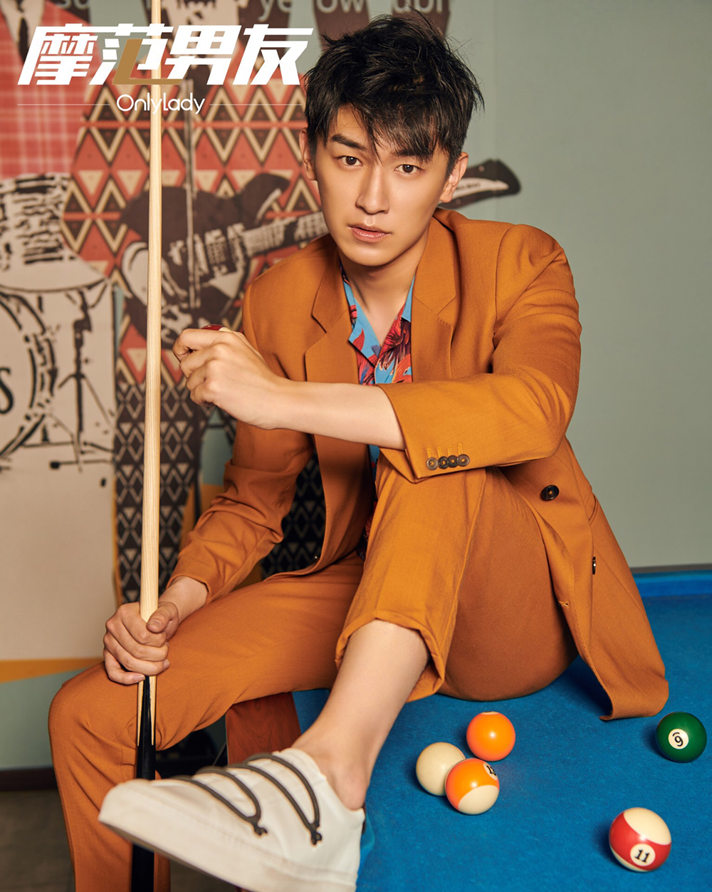 4 杨旭文曝全新写真 桌球"世界杯"少年顽皮