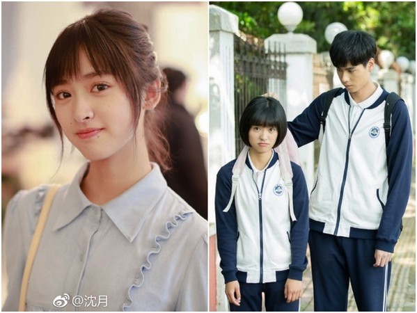 太可爱啦!小个子沈月总被对戏男演员挡住,为证明身高亲测已到160。