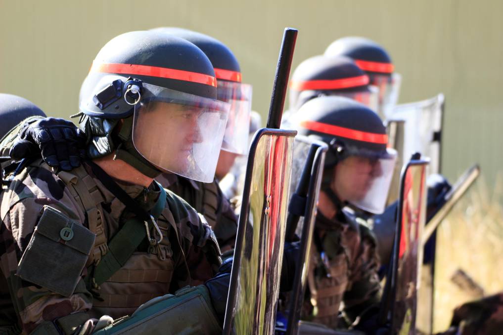 19 法国陆军防爆演习场面宏大装备精良