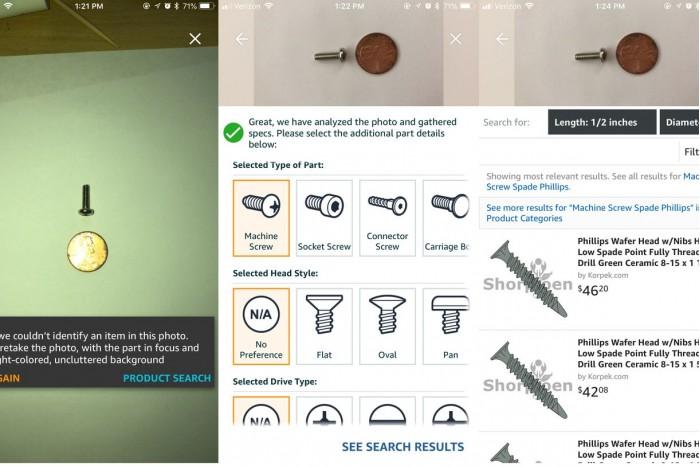 亚马逊iPhone应用增AR功能 助用户购买特定紧固件