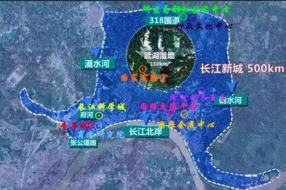 武漢規劃長江新城將坐擁10條地鐵線濱江商務區連成一片