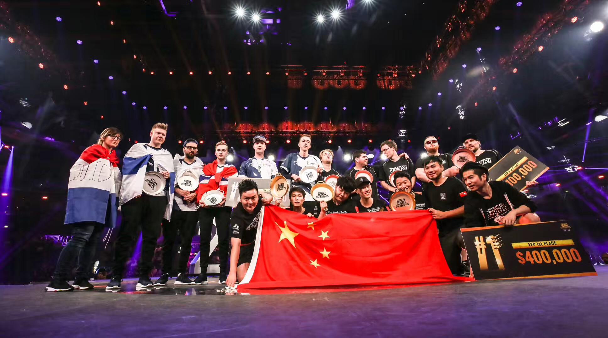 中国电竞战队omg获《绝地求生》国际赛事pgi2018世界冠军