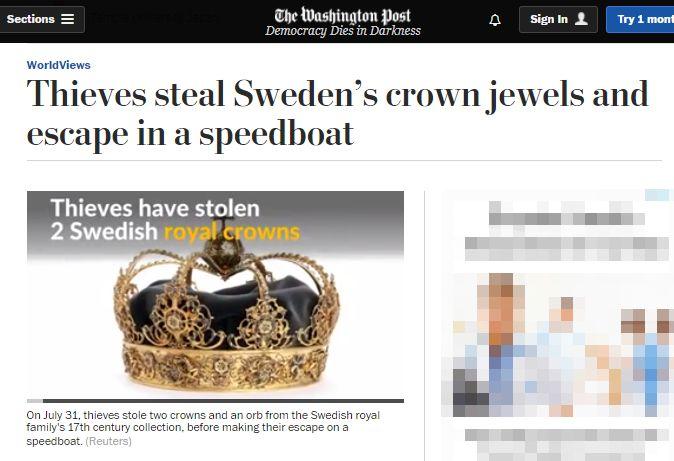 ▲华盛顿邮报报道截图