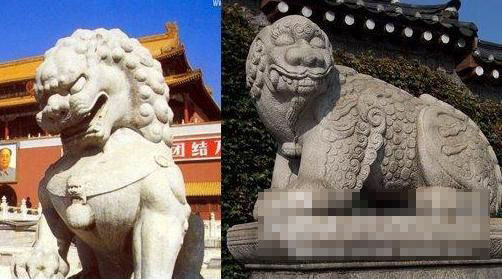 左图为故宫右图为景福宫