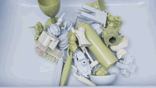 图：机械手捡拾物品（2倍速播放）