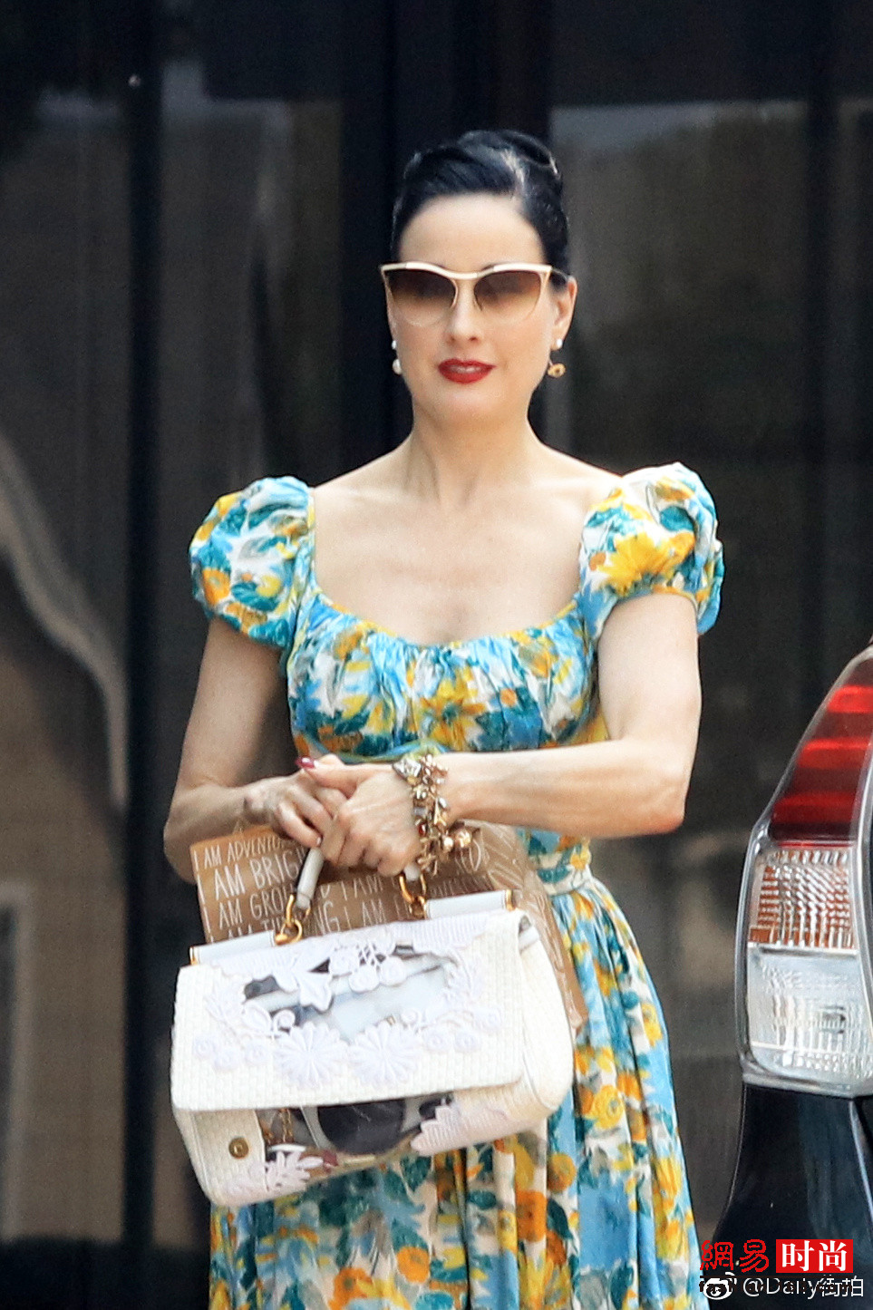 最美脱衣舞娘Dita Von Teese美得像是一幅画