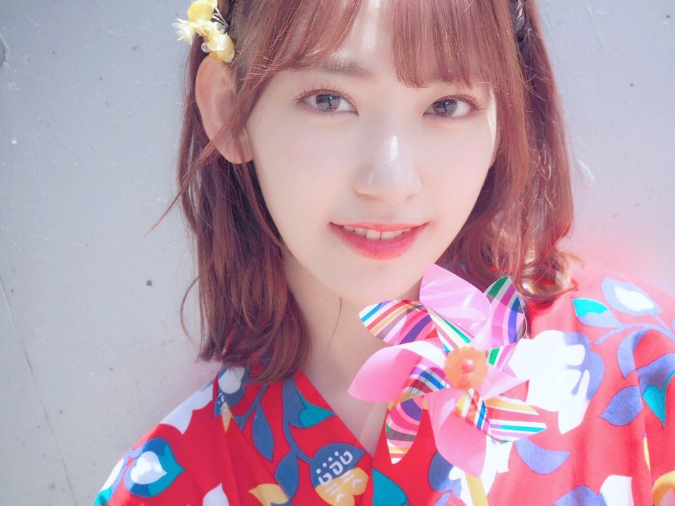 组图 Hkt48宫胁咲良发浴衣照片甜美笑容清新亮眼