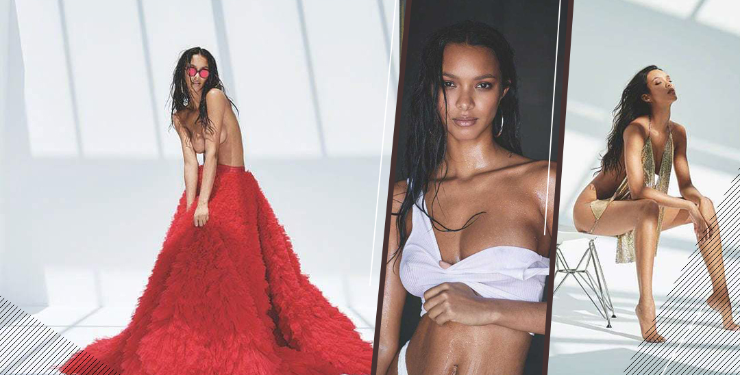 细腰长腿大胸翘臀维密天使Lais Ribeiro都有