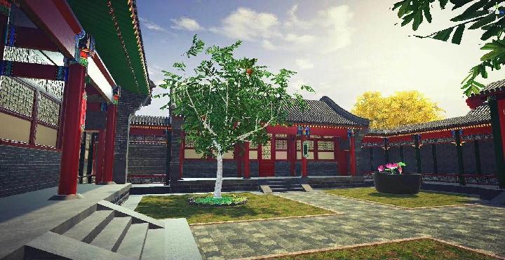 “西四头条到八条虚拟游览系统“产品截图。（图片由受访者提供）