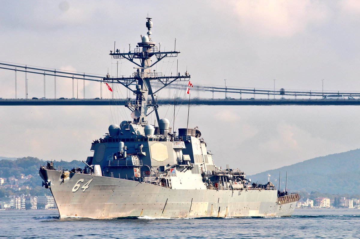 敲打俄土?美驱逐舰深入黑海15天后返回地中海