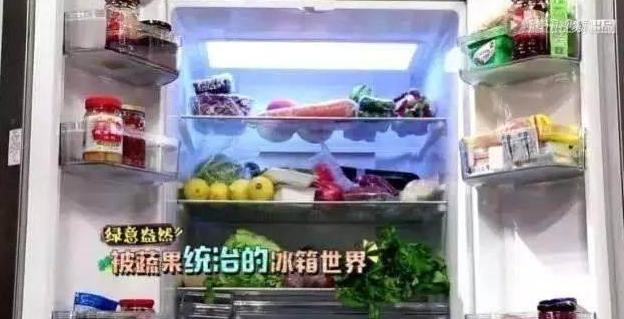 李湘的冰箱用一个字来形容