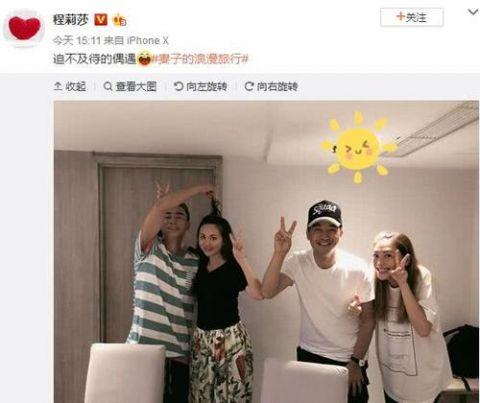 【程莉莎微博截图】