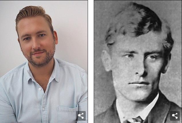 36岁的克里斯蒂安先生（左）说：“我发掘的证据可以让我们现在可以自信地指责沃尔特·西克特（右）