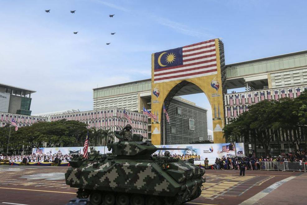 马来西亚盛大阅兵式庆祝独立61周年