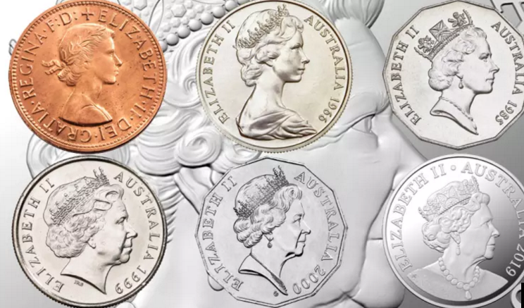 澳大利亚6个版本的硬币设计。（图源：外媒）