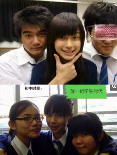 baby精致的鹅蛋脸，大大的眼睛，颜值和其他的同学一比还是十分高的。