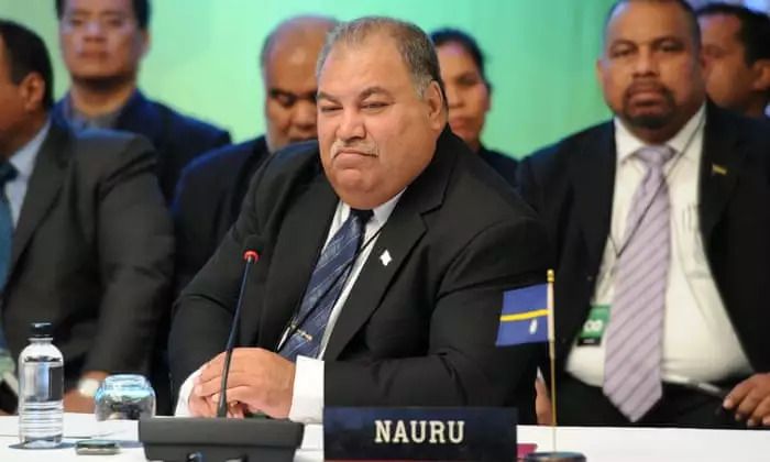 在台当局友邦瑙鲁举行的第30届太平洋岛国论坛会期间,瑙鲁方面干扰