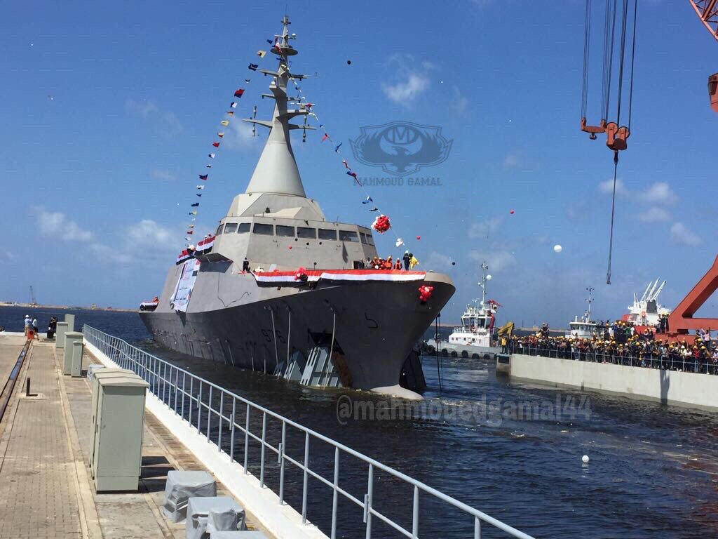 埃及扬眉吐气:自造追风2500护卫舰正式服役