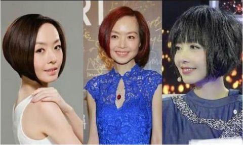 不过看看陈鲁豫的另一种短发造型，简直像是老了20多岁，果然换发型堪比整容啊。