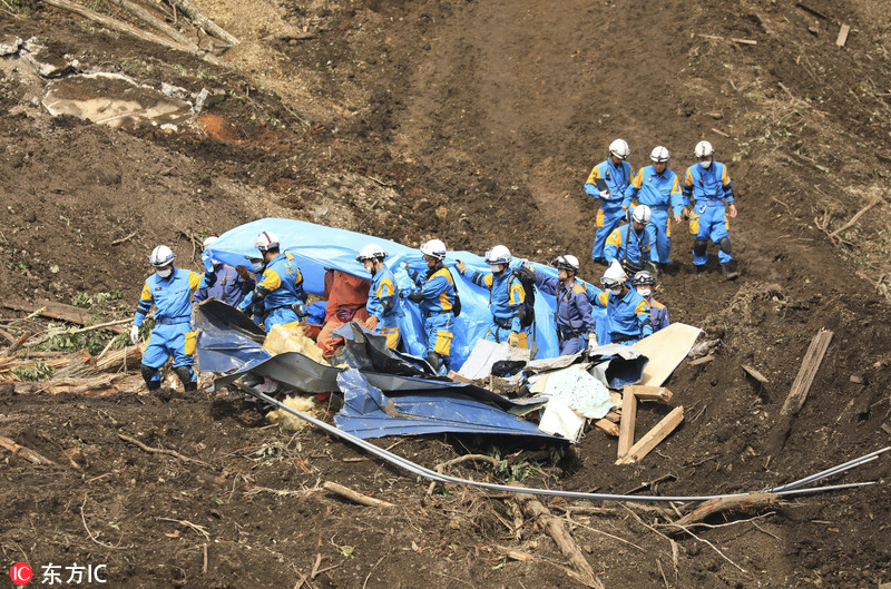 日本北海道地震共致44人死亡救灾工作持续进行