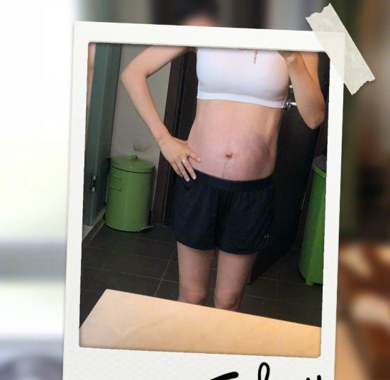 吴京老婆谢楠晒9个月孕肚,表示二胎要顺产,网友却被她的肚子吓到了