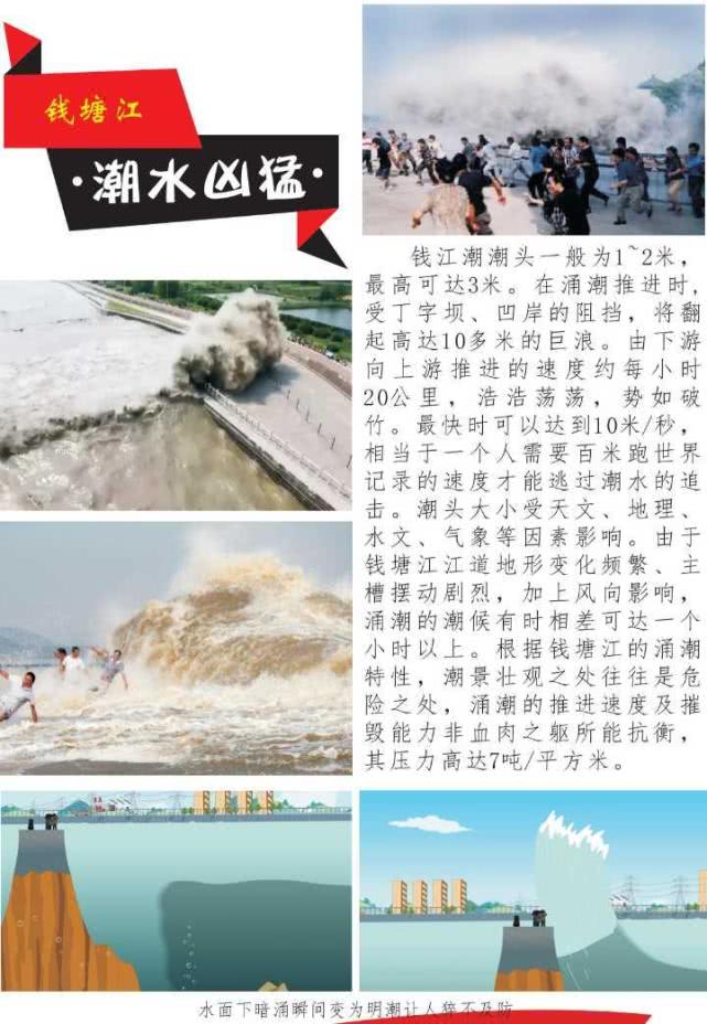 钱塘江潮水天天有，生活在杭州这座城市，大家的防潮安全意识千万不可松懈。