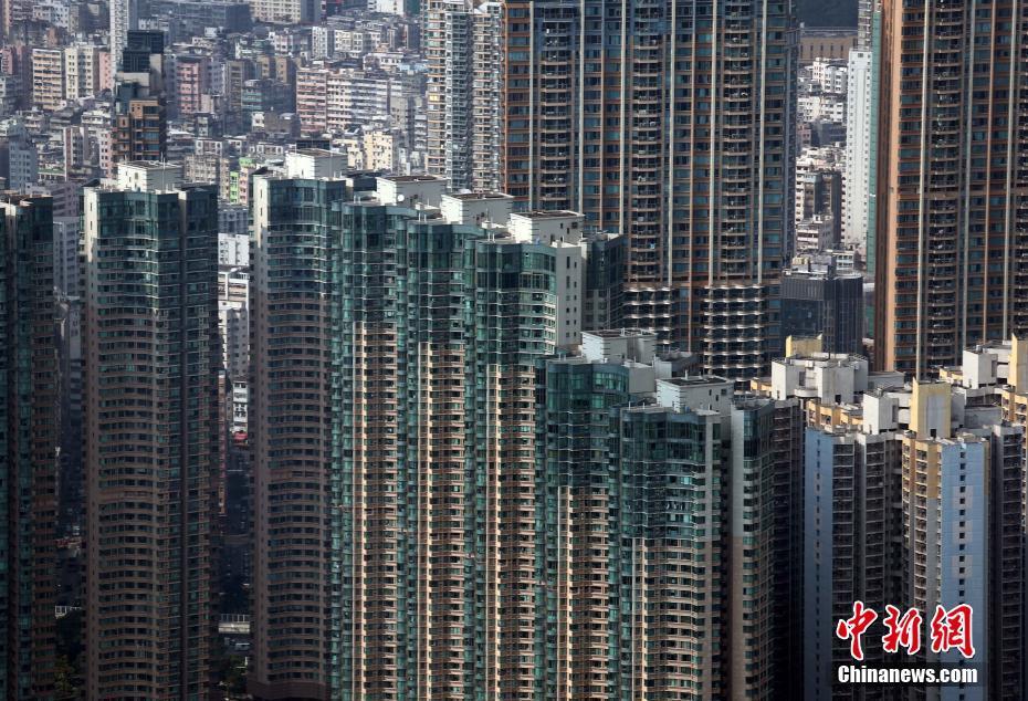 被称为"石屎森林"的香港高楼大厦