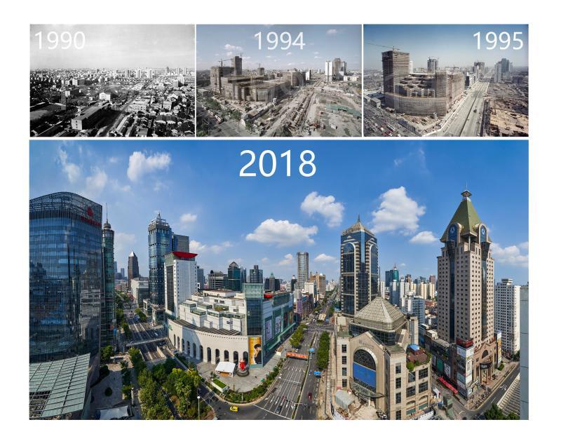 新上海商业城 第一八百伴 1990-2018 姚建良 摄