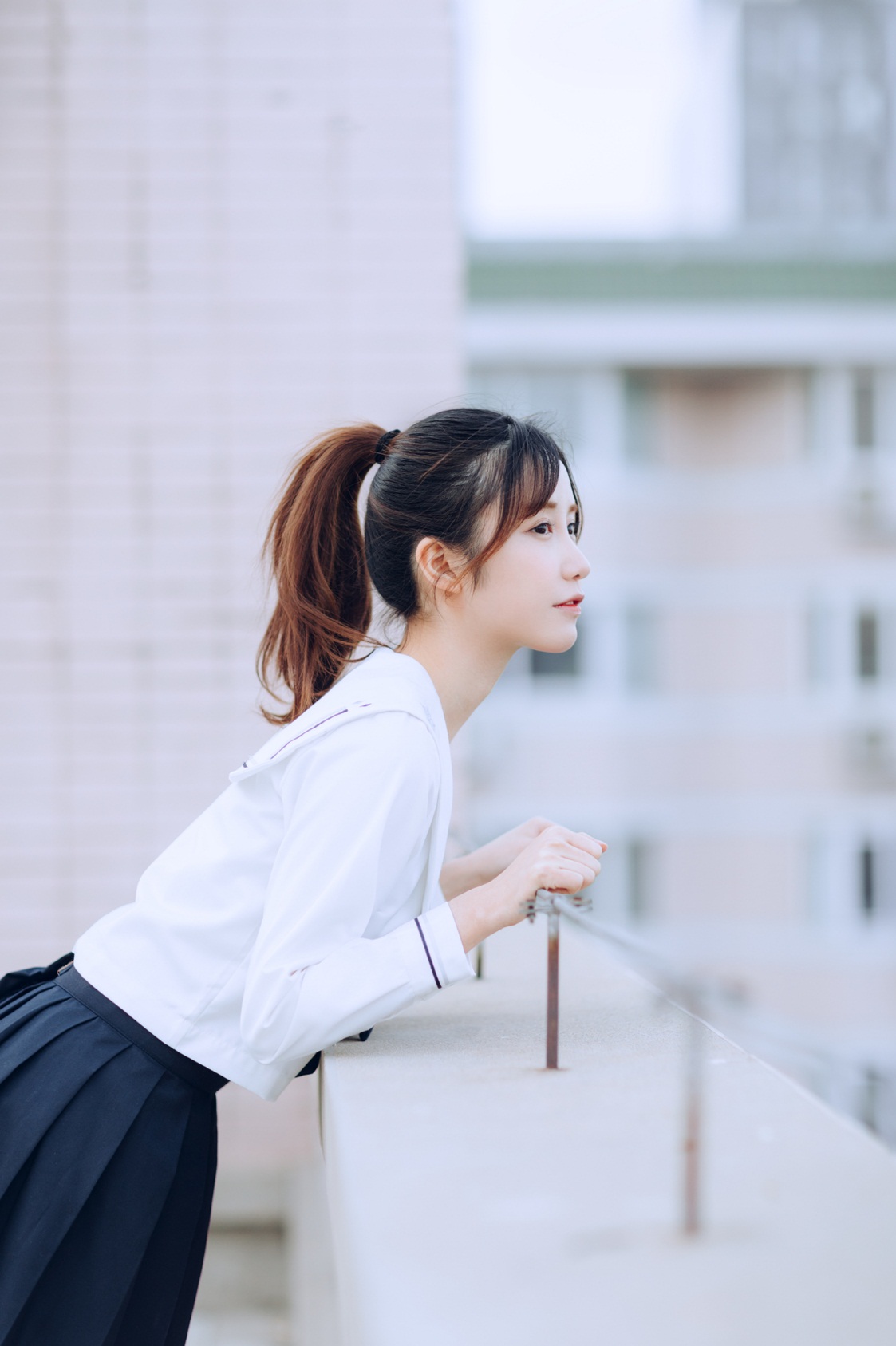 校花女神米咪开学季美图曝光 翘马尾轻盈青春尽显童真可爱