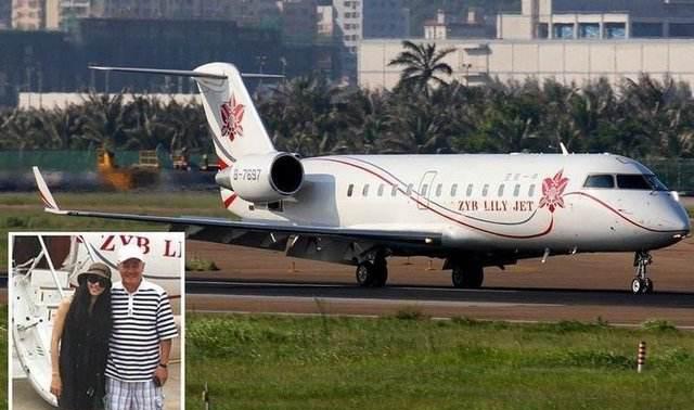 10位拥有私人飞机的国内明星赵本山的价值2亿都不是最贵